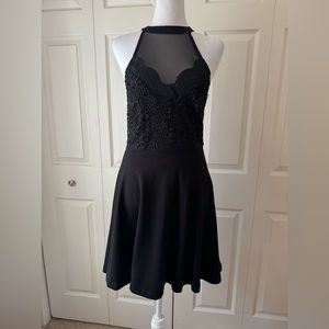 NWT Black dressy midi skirt - size S